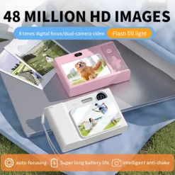 New student camera retro CCD card machine entry-level SLR camera 4K high pixel dual camera fill light