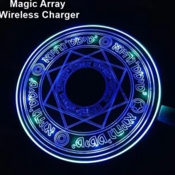 New Super Fast Charger 30W/20W/15W/10W Qi Wireless Fast Charger Glowing Magic Array Qi Wireless Charger Charging Pad for iPhone iPhone12 iphone 11 Samsung S20 Note20 Huawei Xiaomi