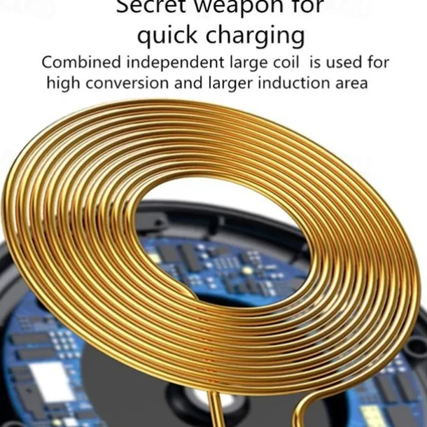 New Super Fast Charger 30W/20W/15W/10W Qi Wireless Fast Charger Glowing Magic Array Qi Wireless Charger Charging Pad for iPhone iPhone12 iphone 11 Samsung S20 Note20 Huawei Xiaomi