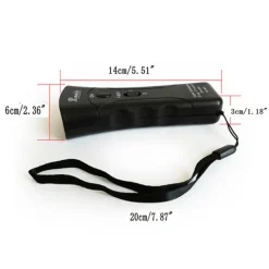 New Ultrasonic Dog Chaser Aggressive Attack Repeller Trainer LED Flashlight training Repeller Control Anti Bark Barking