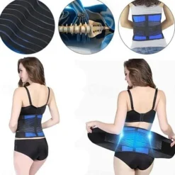 New Upgrade High Comfort Adjustable Neoprene Waist Support Double Pull Lumbar Support Brace Low In Back Belt Brace Pain Relief Band Waist