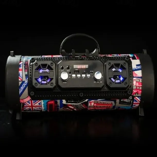 New USB /AUX/ TF Card Phone PC Subwoofer Speakerphone Wireless Bluetooth Portable Speaker Surround Stereo Outdoor Speaker