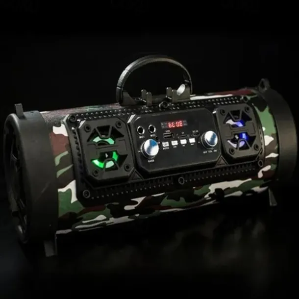 New USB /AUX/ TF Card Phone PC Subwoofer Speakerphone Wireless Bluetooth Portable Speaker Surround Stereo Outdoor Speaker