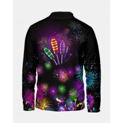 New Year Men's Graphic Happy New Year Hoodies Daily Casual Long Sleeve Stand Collar Vacation Going out Streetwear Black Print Spring & Fall Designer