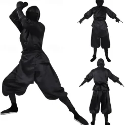 Ninja Halloween Cosplay Costume Cosplay Adults' Men's Carnival Masquerade Performance Party Easy Halloween Costumes Dress Up