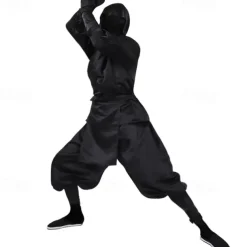 Ninja Halloween Cosplay Costume Cosplay Adults' Men's Carnival Masquerade Performance Party Easy Halloween Costumes Dress Up