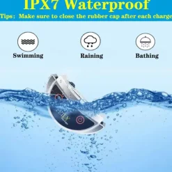 No Shock Dog Collar Vibration Collar for Small Medium Dogs Vibrating Dog Collar 1600Ft Remote Control IP67 Waterproof