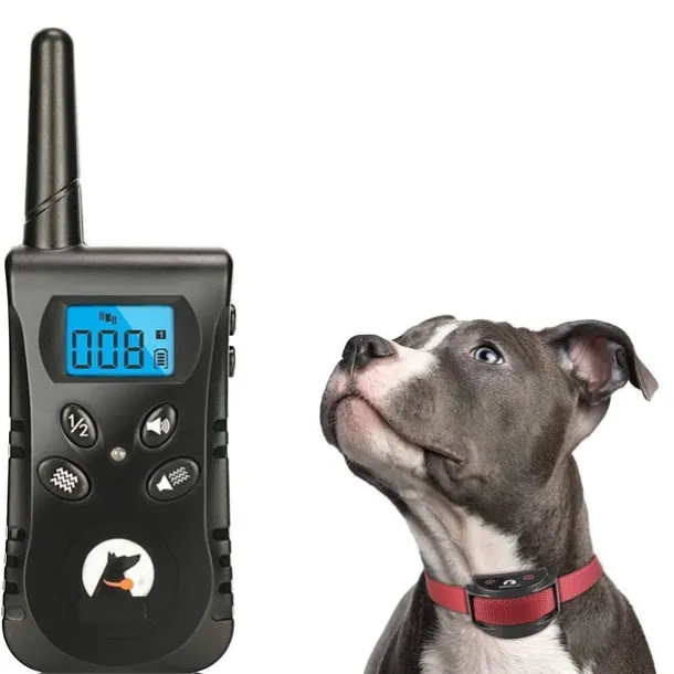 No Shock Pet Dog Training Collar No Prongs Waterproof Humane Sound Vibration Collar Rechargeable Up to 1600Ft Remote Range