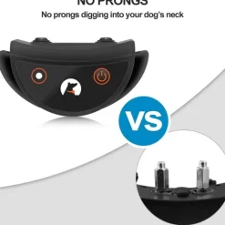 No Shock Pet Dog Training Collar No Prongs Waterproof Humane Sound Vibration Collar Rechargeable Up to 1600Ft Remote Range
