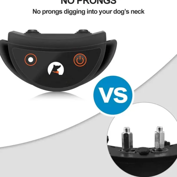 No Shock Pet Dog Training Collar No Prongs Waterproof Humane Sound Vibration Collar Rechargeable Up to 1600Ft Remote Range