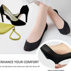 No Show Socks Womens Ultra Low Cut Liner Socks Non Slip Hidden Invisible for Flats Boat