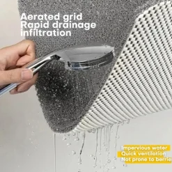 Non Slip Bathtub Mat,Loofah Shower Mat,Washable Fast Drying Bath Tub Mats,Foot Scrubber Mat,Anti Slip Shower Safety Mat