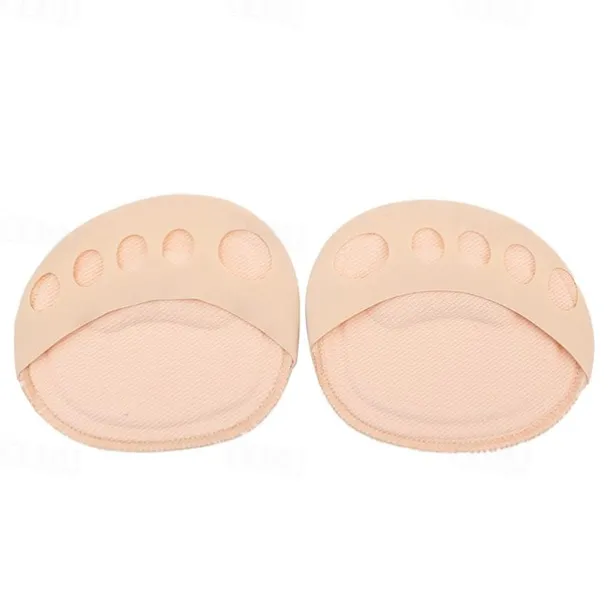 Non-Slip Metatarsal Pads – Soft Cushions for Forefoot Pain Relief, Breathable Pressure-Relief Pads for High Heels and Daily Comfort, Available in Beige and Black