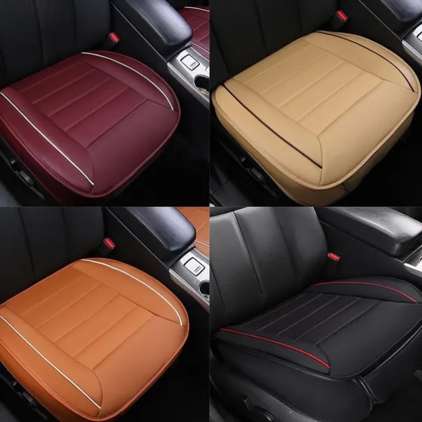 Non-slip PU Leather Car Seat Covers Breathable Car Front Seat Cushion Universal Car Interior Accessories 1PCs