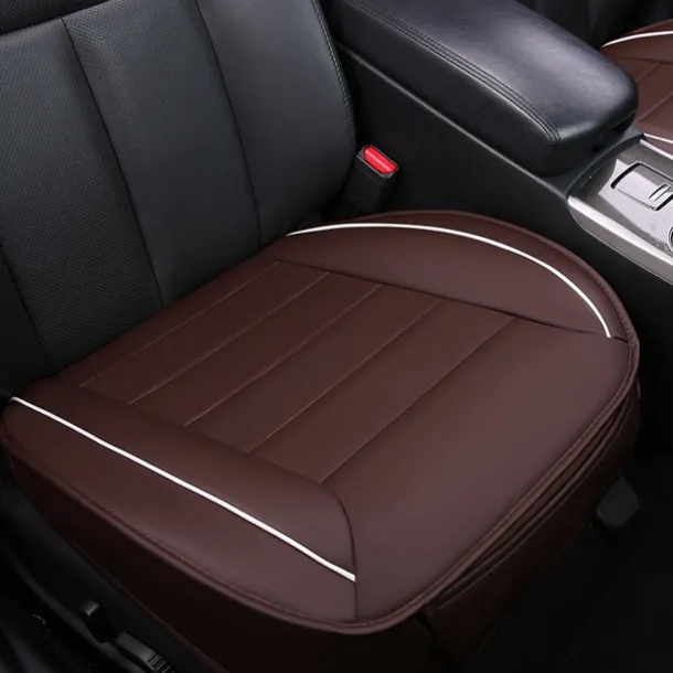 Non-slip PU Leather Car Seat Covers Breathable Car Front Seat Cushion Universal Car Interior Accessories 1PCs