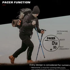 NORTH EDGE Men Digital Watch Outdoor Sports Compass Stopwatch Alarm Clock Date Nylon Strap Watch