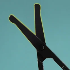 Nose Hair Scissors Stainless Steel Round Head Beauty Trimmer Nose Hair Trimmers Portable Ergonomics Nose Hair Cutter Tools