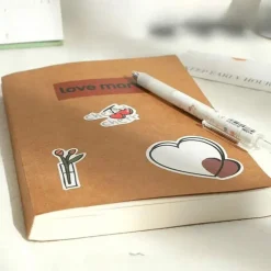 （Not Contain Stickers）Blank Notebook Super Thick Notebook Student High Value Practical Diary Notepad 256 Pages, Back to School Gift