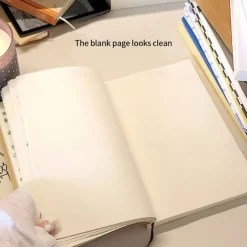 （Not Contain Stickers）Blank Notebook Super Thick Notebook Student High Value Practical Diary Notepad 256 Pages, Back to School Gift