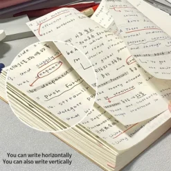 （Not Contain Stickers）Blank Notebook Super Thick Notebook Student High Value Practical Diary Notepad 256 Pages, Back to School Gift