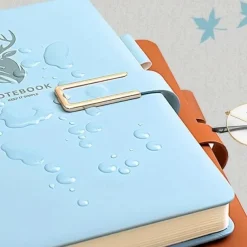 Notebook Super Thick College Students A5 Leather Business Notepad Thick Retro Simple Diary Creative Wholesale, Back to School Gift (Excluding Pens)