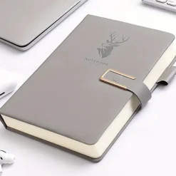 Notebook Super Thick College Students A5 Leather Business Notepad Thick Retro Simple Diary Creative Wholesale, Back to School Gift (Excluding Pens)