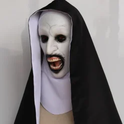 Nun Mask Nun Scary Latex Mask Halloween Party Scary Full Head Costume Mask Easy Halloween Costumes