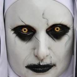 Nun Mask Nun Scary Latex Mask Halloween Party Scary Full Head Costume Mask Easy Halloween Costumes