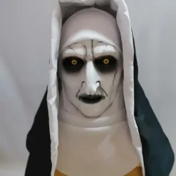 Nun Mask Nun Scary Latex Mask Halloween Party Scary Full Head Costume Mask Easy Halloween Costumes