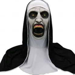 Nun Mask Nun Scary Latex Mask Halloween Party Scary Full Head Costume Mask Easy Halloween Costumes