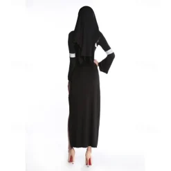 Nun Priest Couples Cosplay Costume Couples' Costumes Adults' Men's Women's Cosplay Sexy Costume Carnival Masquerade Easy Carnival Costume