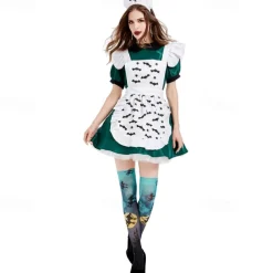Nurse Halloween Cosplay Costume Party Costume Masquerade Outfits Cosplay Adults' Women's Carnival Masquerade Mardi Gras Performance Party Halloween Easy Halloween Costumes Dress Up
