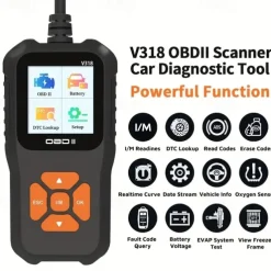 OBD2 Car Scanner Diagnose Vehicle Faults Instantly With Color Screen & Fault Code Reader