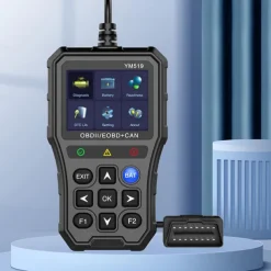 OBD2 Scanner Battery Tester for Car Color Screen Code Reader Easy Setup Clear Engine Fault Light Diagnostic Scan Tool Read Voltage