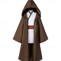 Obi-Wan Kenobi Jedi Knight Cosplay Costume Outfits Costume Cosplay Movie Cosplay for Men's Boys Adults Kid's Carnival Masquerade