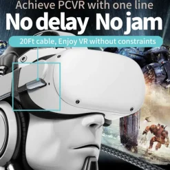 Oculus Quest2 Link Cable Computer VR Game Console VR Glasses USB To Type-c Connection Cable