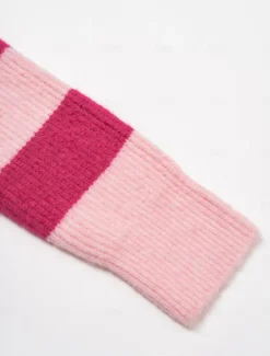 Off Shoulder Ribbed Knit Wool Blend Fall / Winter Causal Rose Red Sweater