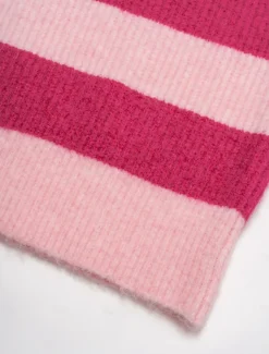 Off Shoulder Ribbed Knit Wool Blend Fall / Winter Causal Rose Red Sweater