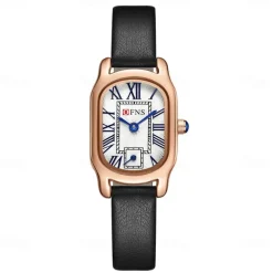 OFNS Brand Women Quartz Watch Fashion Casual Wristwatch Waterproof World Time Decoration Stainless Steel Watch