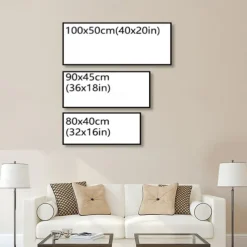 Oil Painting Handmade Hand Painted Wall Art Abstract Red Flowers Canvas Painting Home Decoration Decor Stretched Frame Ready to Hang