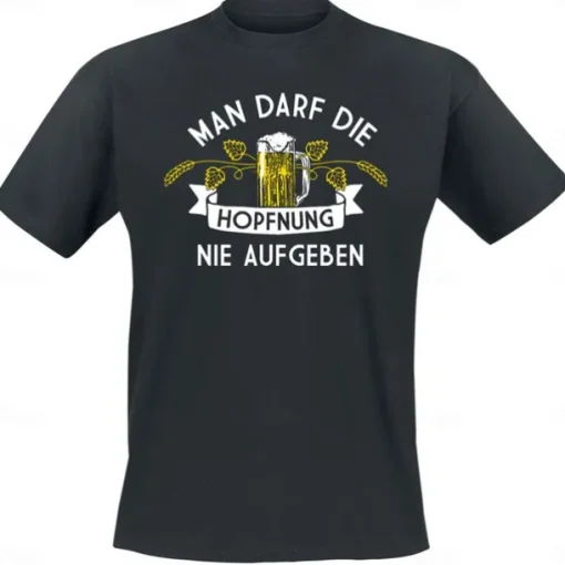 Oktoberfest Bavarian Beer T-shirt Basic Harajuku Graphic For Men's Women's Halloween Carnival Oktoberfest Beer Hot Stamping