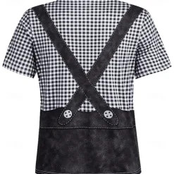 Oktoberfest Beer Bavarian Outfits T-shirt Lederhosen 3D Graphic For Men's Adults' Oktoberfest Beer 3D Print Party Casual Daily