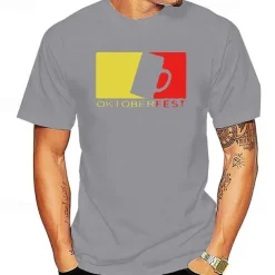 Oktoberfest Beer Craft Cosplay Costume T-shirt Anime Classic Street Style For Couple's Men's Women's Adults' Oktoberfest Beer Hot Stamping