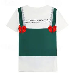 Oktoberfest Beer T-shirt Dirndl Graphic For Women's Adults' Carnival Oktoberfest Beer 3D Print Party Vacation