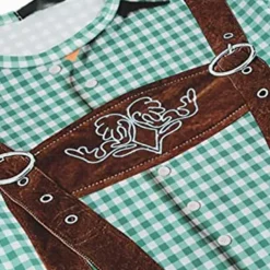 Oktoberfest Beer T-shirt Lederhosen Graphic For Men's Adults' Carnival Oktoberfest Beer 3D Print Party Vacation