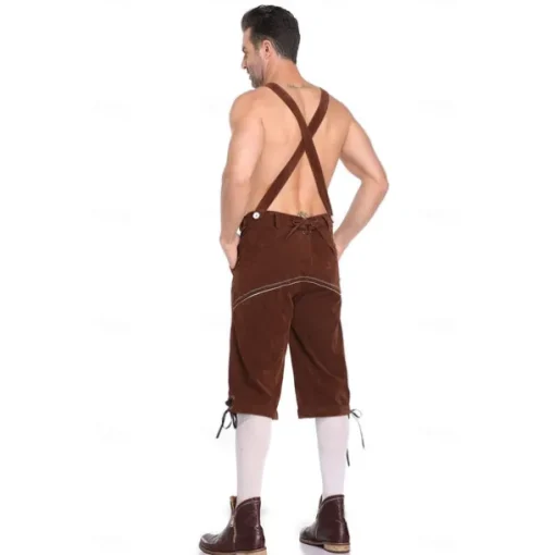 Oktoberfest Blouse / Shirt Dirndl Lederhosen Bavarian Couple Oktoberfest Couple German Munich Wiesn Men's Women's Traditional Style Cloth Blouse Dress Shorts