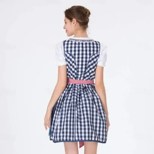 Oktoberfest Blouse / Shirt Dirndl Maid Oktoberfest Couple German Munich Wiesn Women's Traditional Style Cloth Top Dress Apron