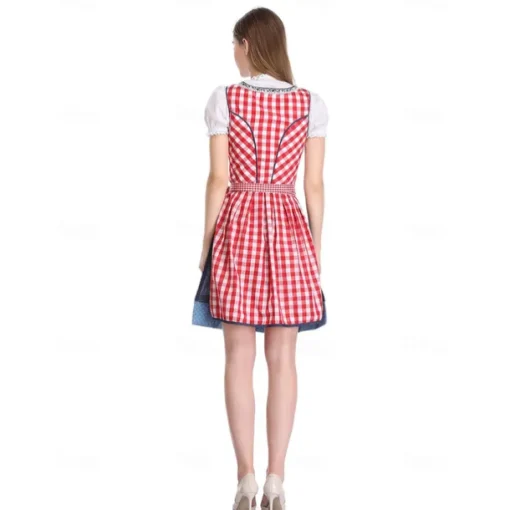 Oktoberfest Blouse / Shirt Dirndl Maid Oktoberfest Couple German Munich Wiesn Women's Traditional Style Cloth Top Dress Apron