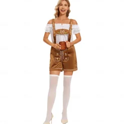Oktoberfest Blouse / Shirt Lederhosen Alpine Hat Bavarian Bavarian German Wiesn Women's Traditional Style Cloth