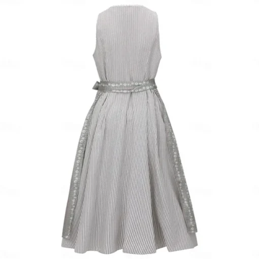 Oktoberfest Dress Dirndl Maid Bavarian German Munich Wiesn Women's Party Beer Festival Traditional Style Cloth Without Blouse